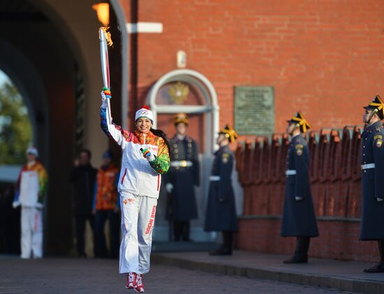 Start of Sochi 2014 Olympic torch relay