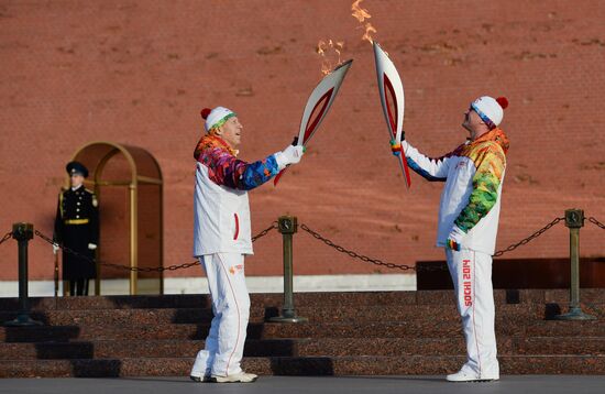 Start of Sochi 2014 Olympic torch relay