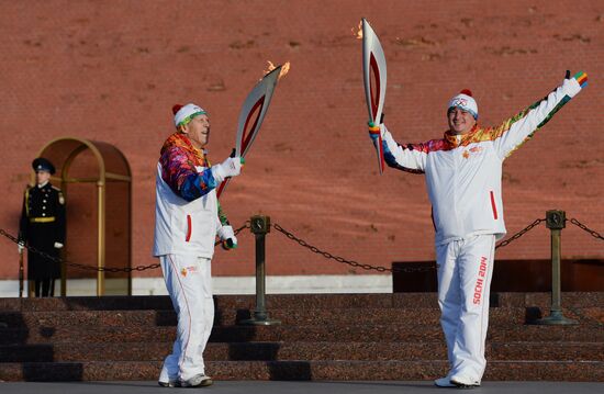 Start of Sochi 2014 Olympic torch relay