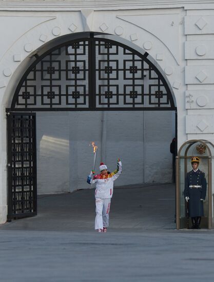 Start of Sochi 2014 Olympic torch relay