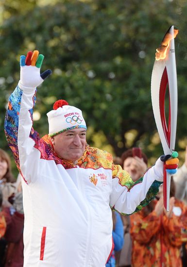 Start of Sochi 2014 Olympic torch relay