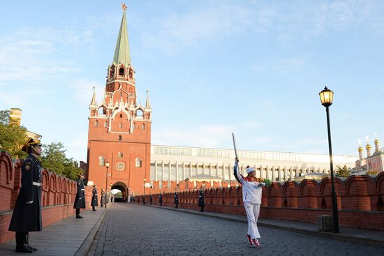 Start of Sochi 2014 Olympic torch relay