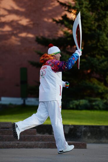 Start of Sochi 2014 Olympic torch relay