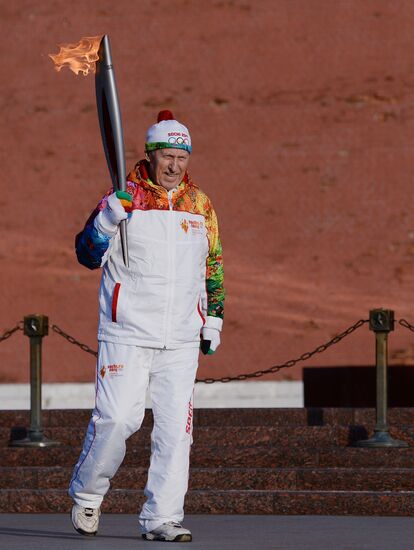 Start of Sochi 2014 Olympic torch relay