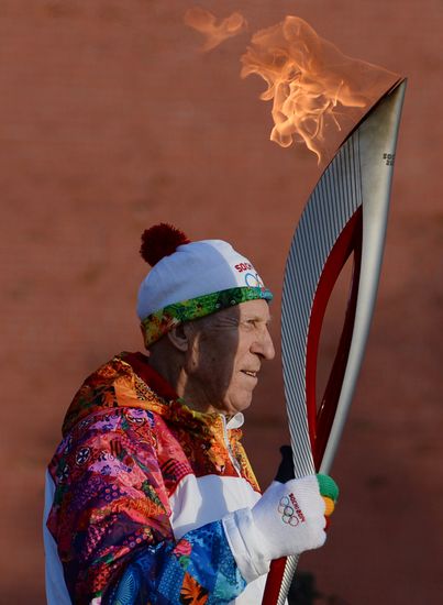 Start of Sochi 2014 Olympic torch relay