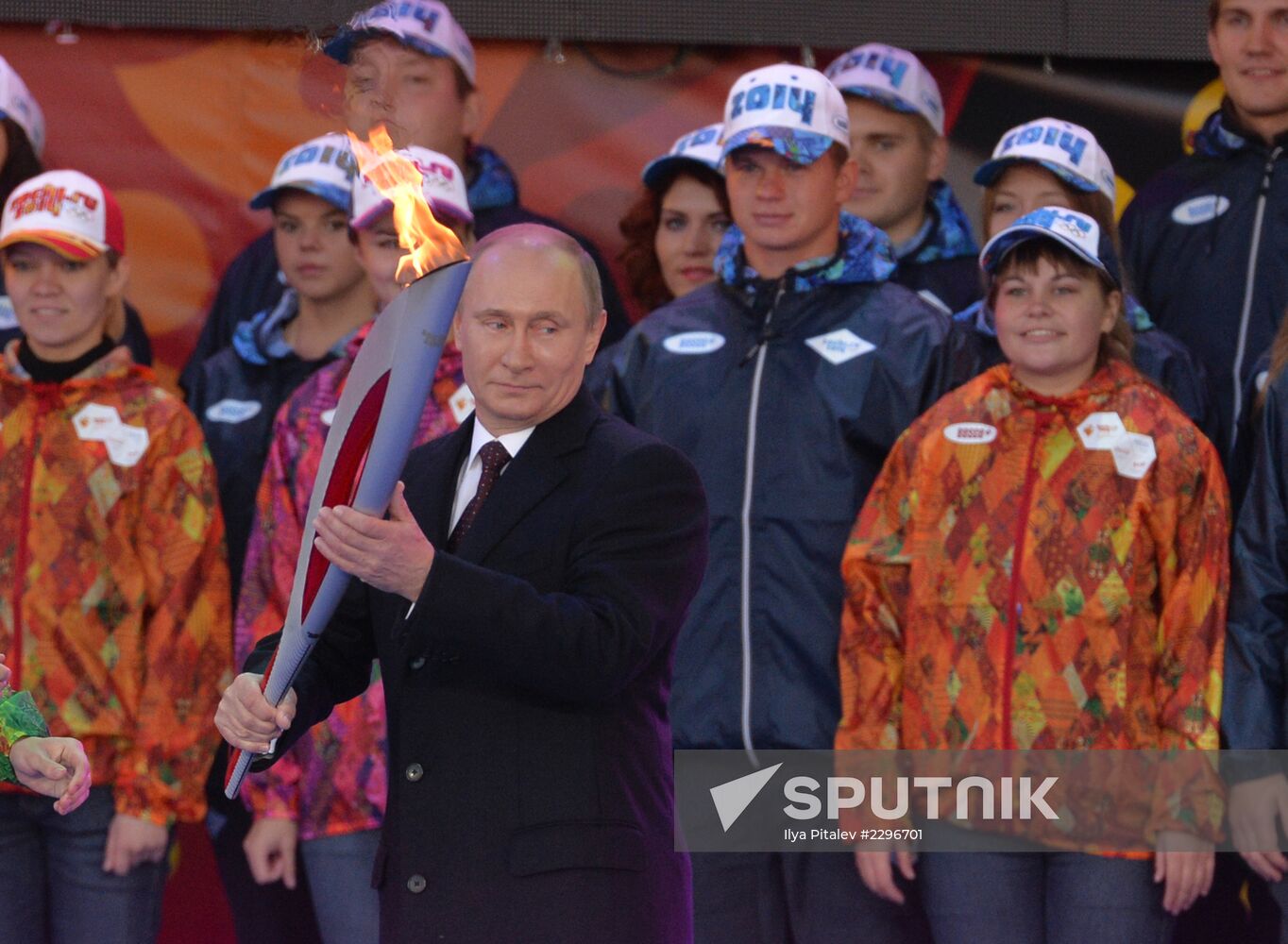 Sochi 2014 Olympic torch relay launching ceremony