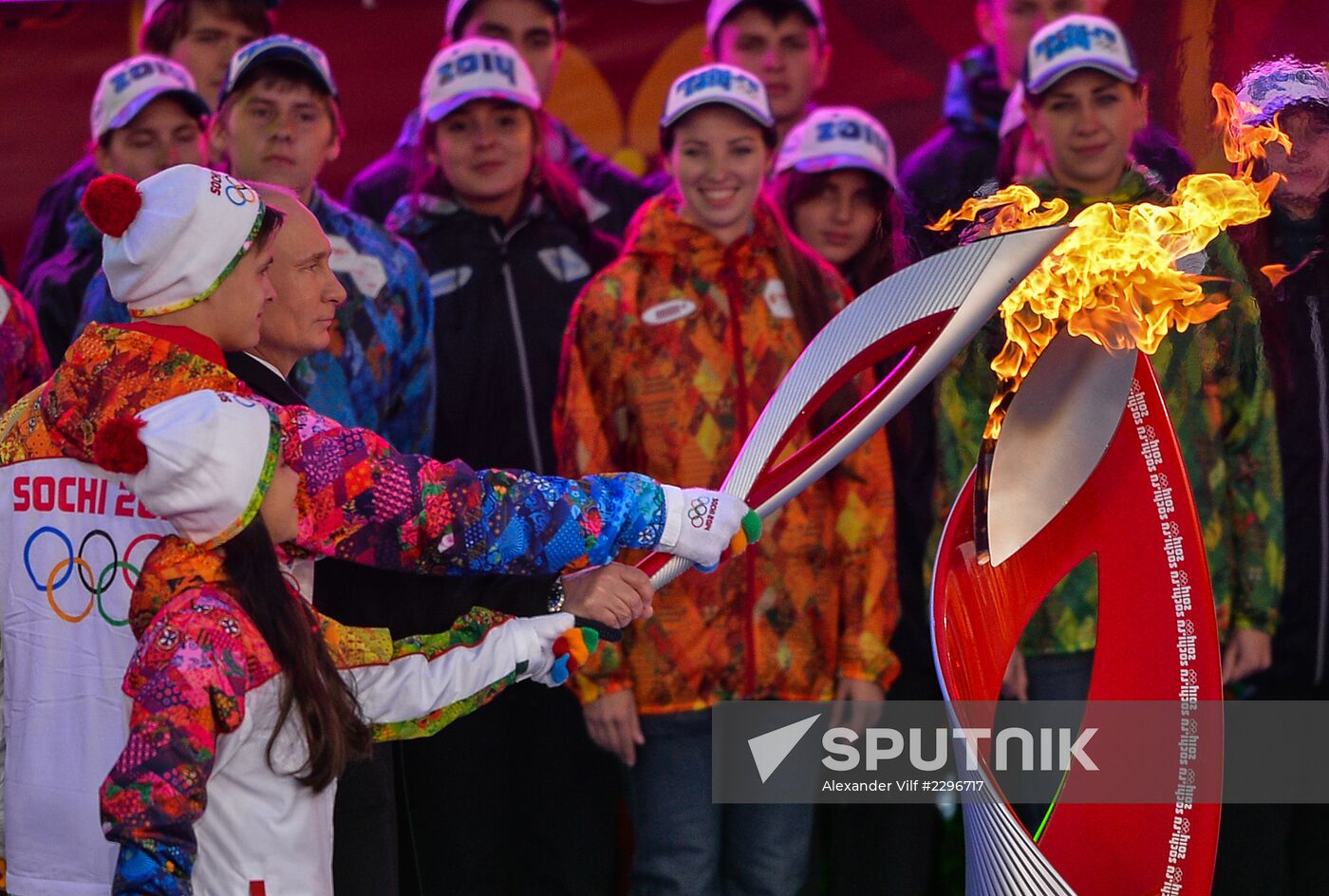 Sochi 2014 Olympic torch relay launching ceremony