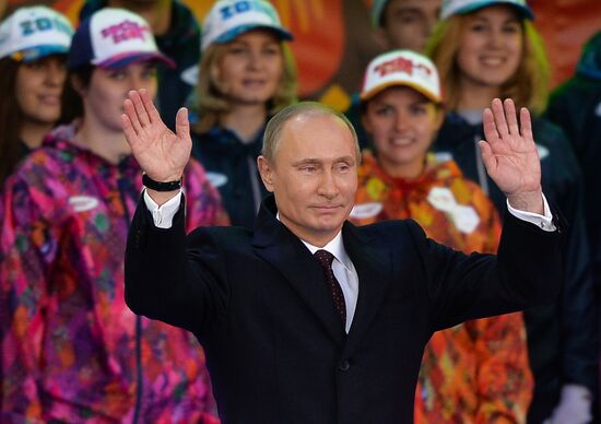 Sochi 2014 Olympic torch relay launching ceremony