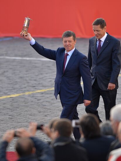 Start of Sochi 2014 Olympic torch relay