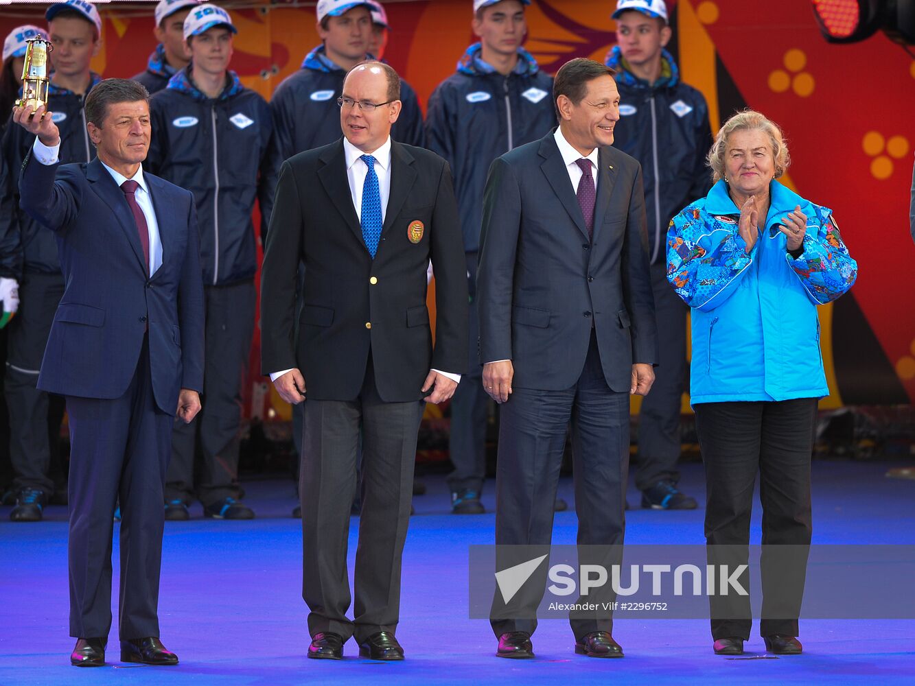 Start of Sochi 2014 Olympic torch relay