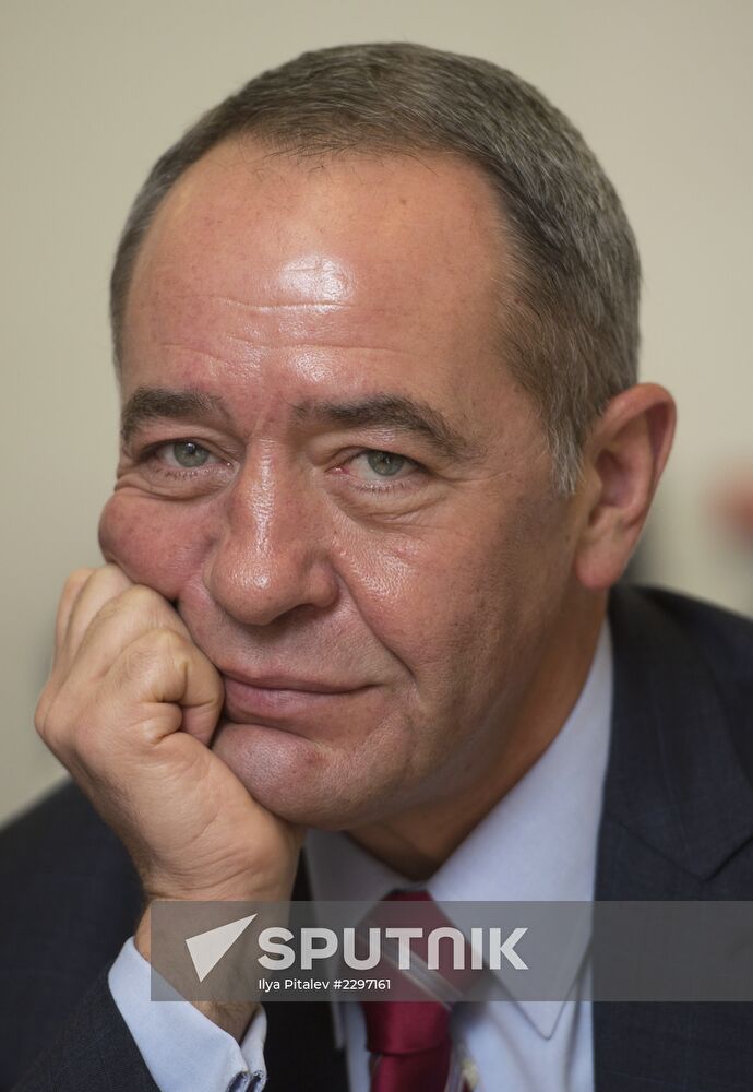 Gazprom-Media General Director Mikhail Lesin