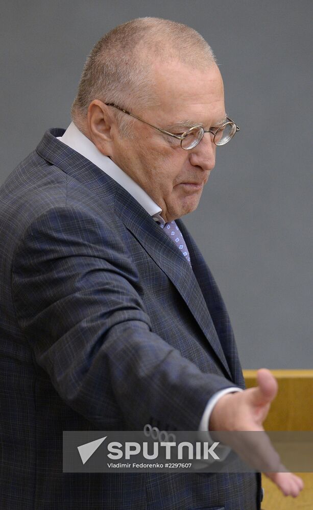 State Duma's plenary meeting