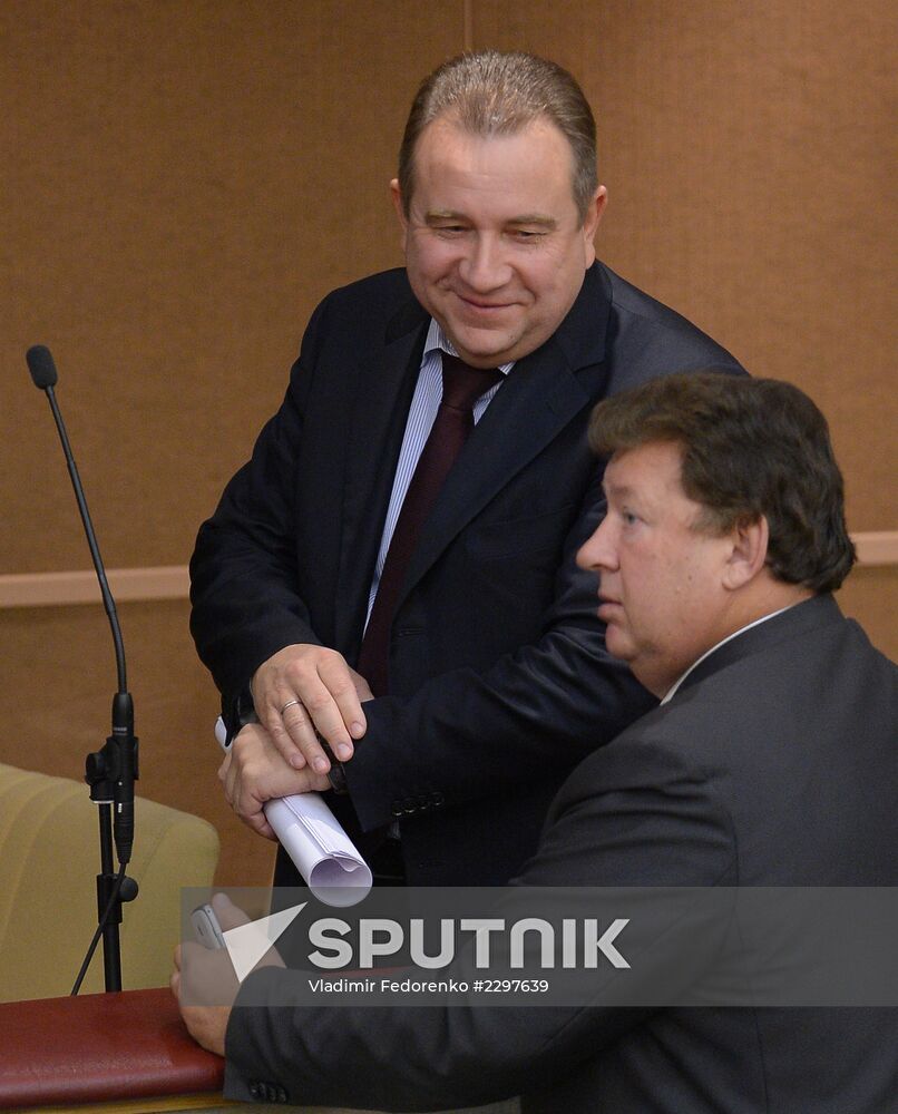 State Duma's plenary meeting