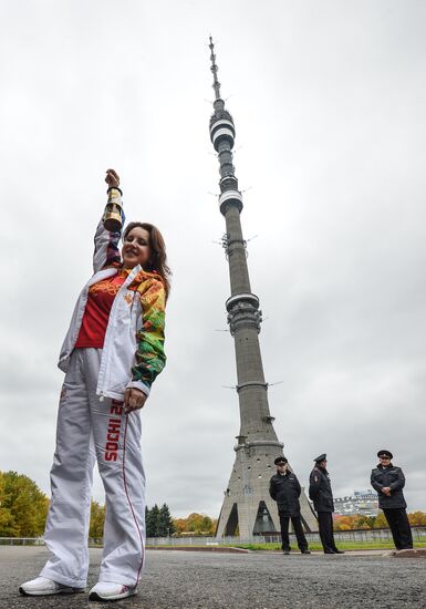 Olympic Torch Relay. Moscow. Day Three