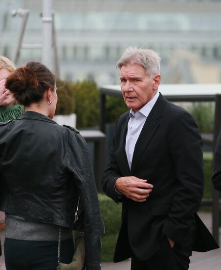 Harrison Ford during photocall at The Ritz-Carlton