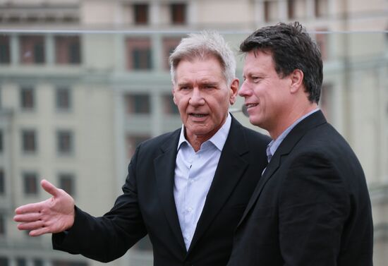 Harrison Ford during photocall at The Ritz-Carlton