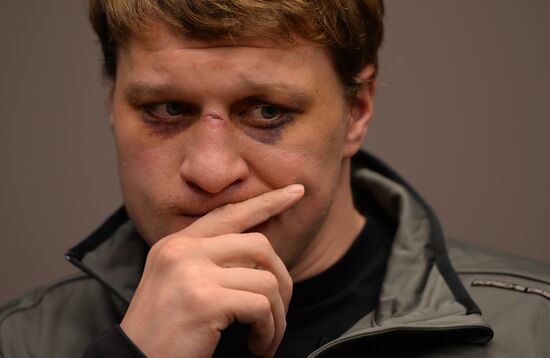 News conference with boxer Alexander Povetkin