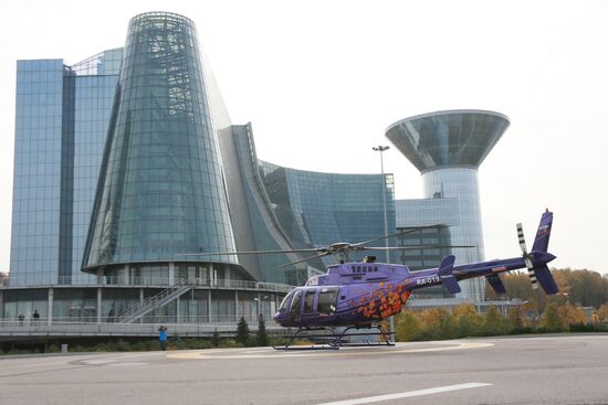 Olympic torch relay. Moscow Region