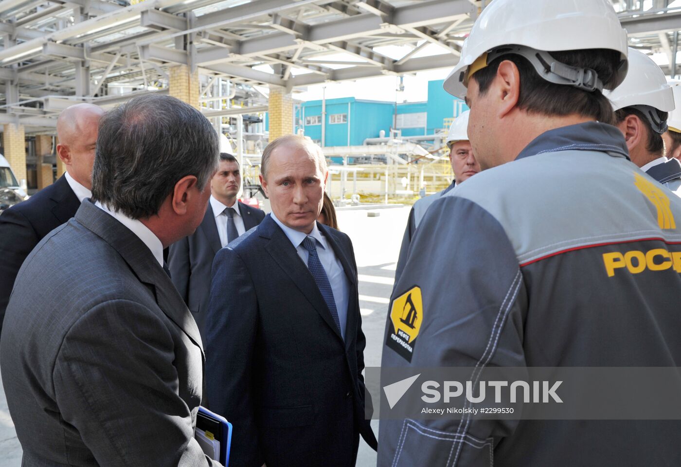 Vladimir Putin's working trip to Tuapse