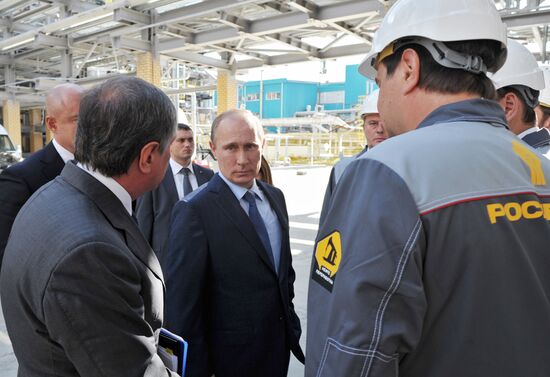 Vladimir Putin's working trip to Tuapse