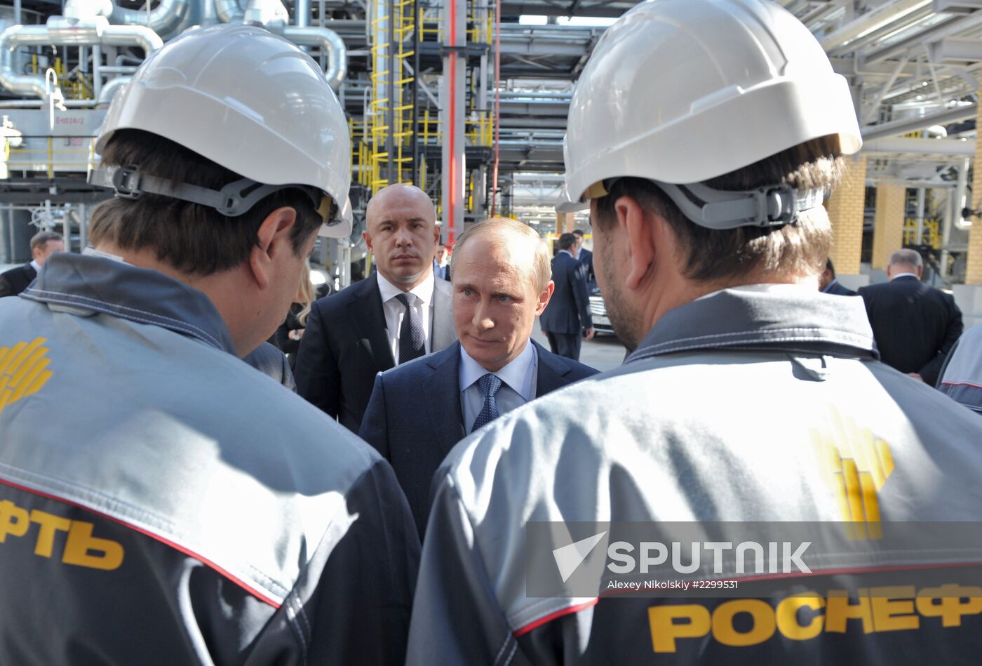 Vladimir Putin's working trip to Tuapse
