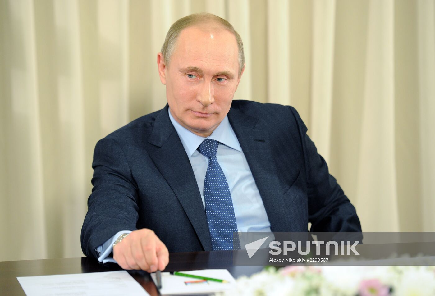 Vladimir Putin's working trip to Tuapse