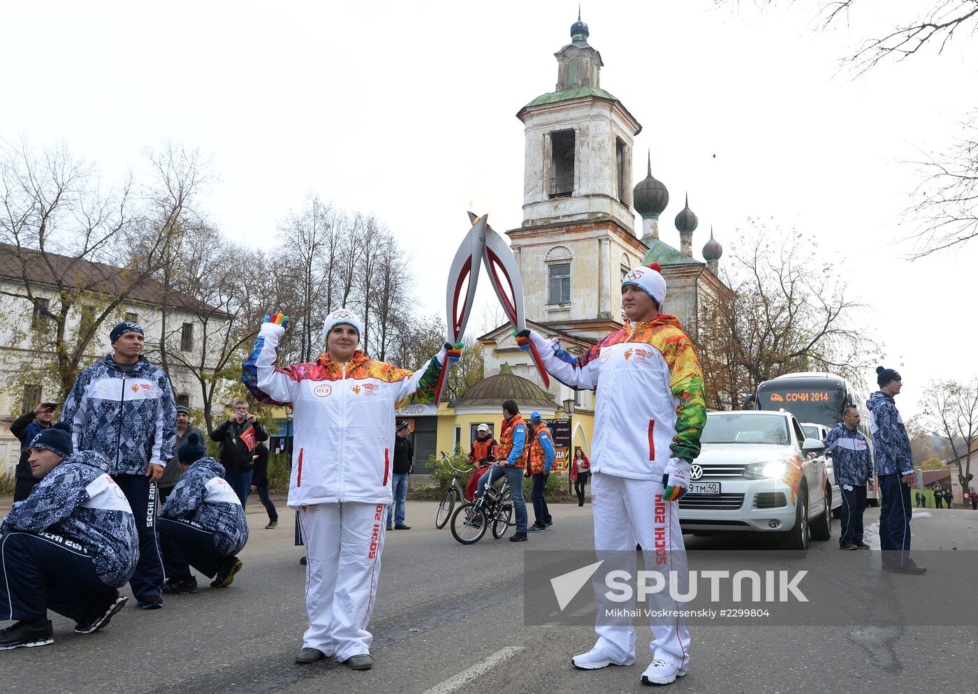 Olympic Torch Relay. Tver Region