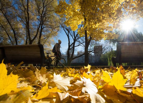 Golden autumn in Moscow