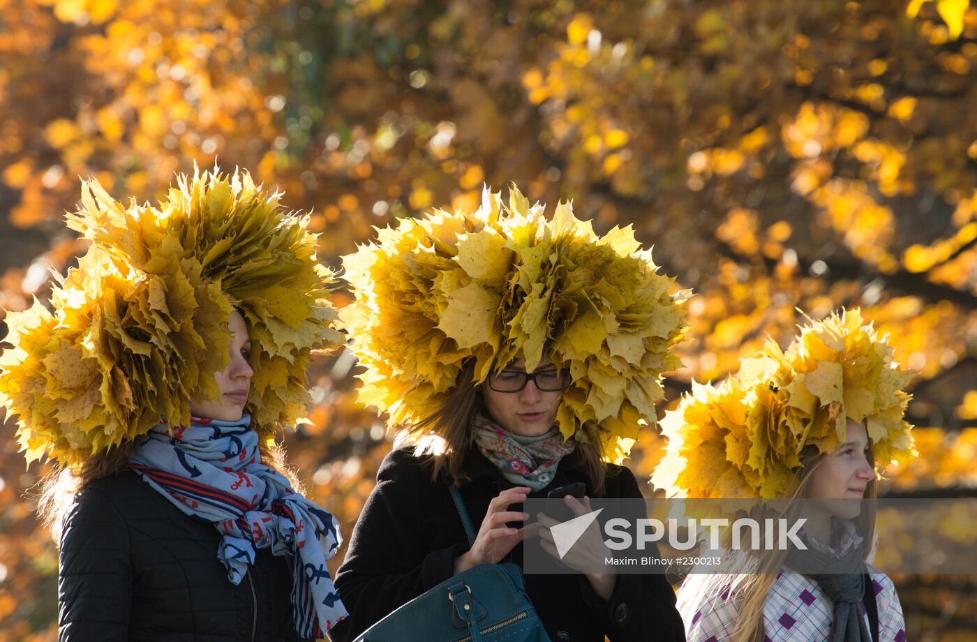 Golden autumn in Moscow