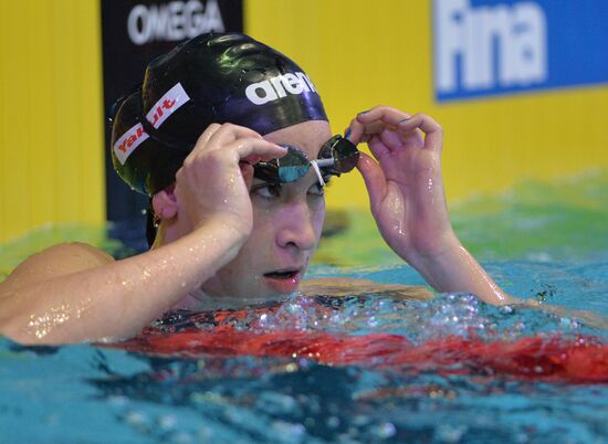 Swimming. FINA Swimming World Cup. Day One