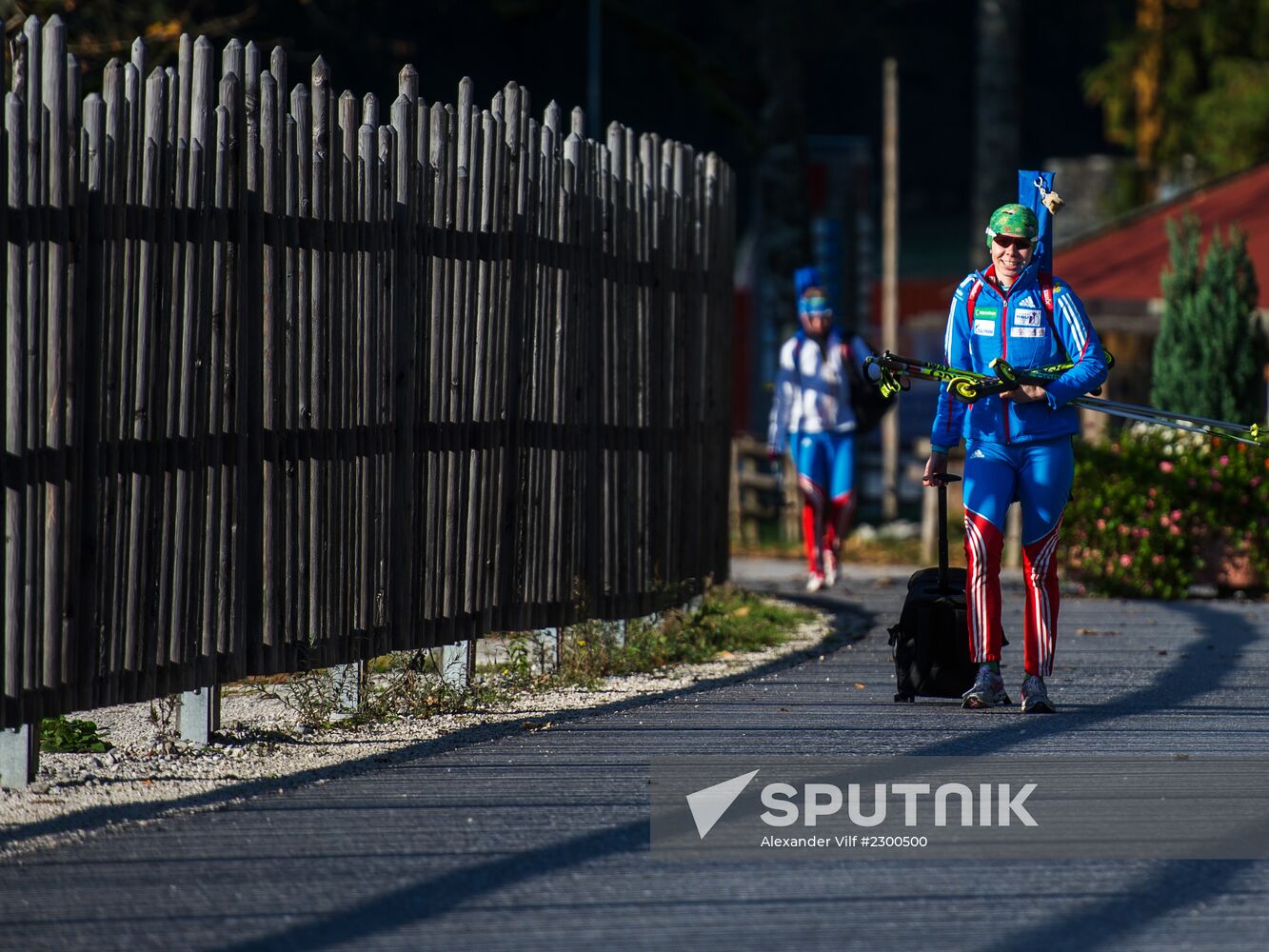Russian biathlon team's training sessions. Day 5