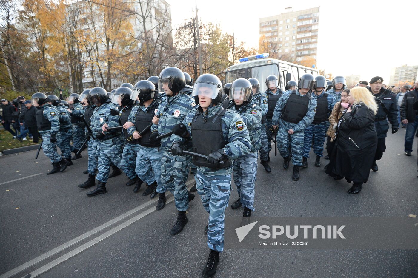 Mass riots in Moscow's Biryulyovo district