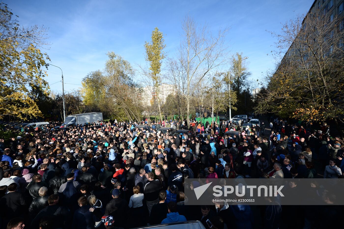 Mass riots in Moscow's Biryulyovo district