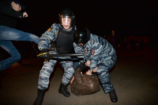 Mass riots in Moscow's Biryulyovo district