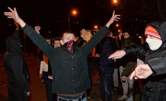 Mass riots in Moscow's Biryulyovo district