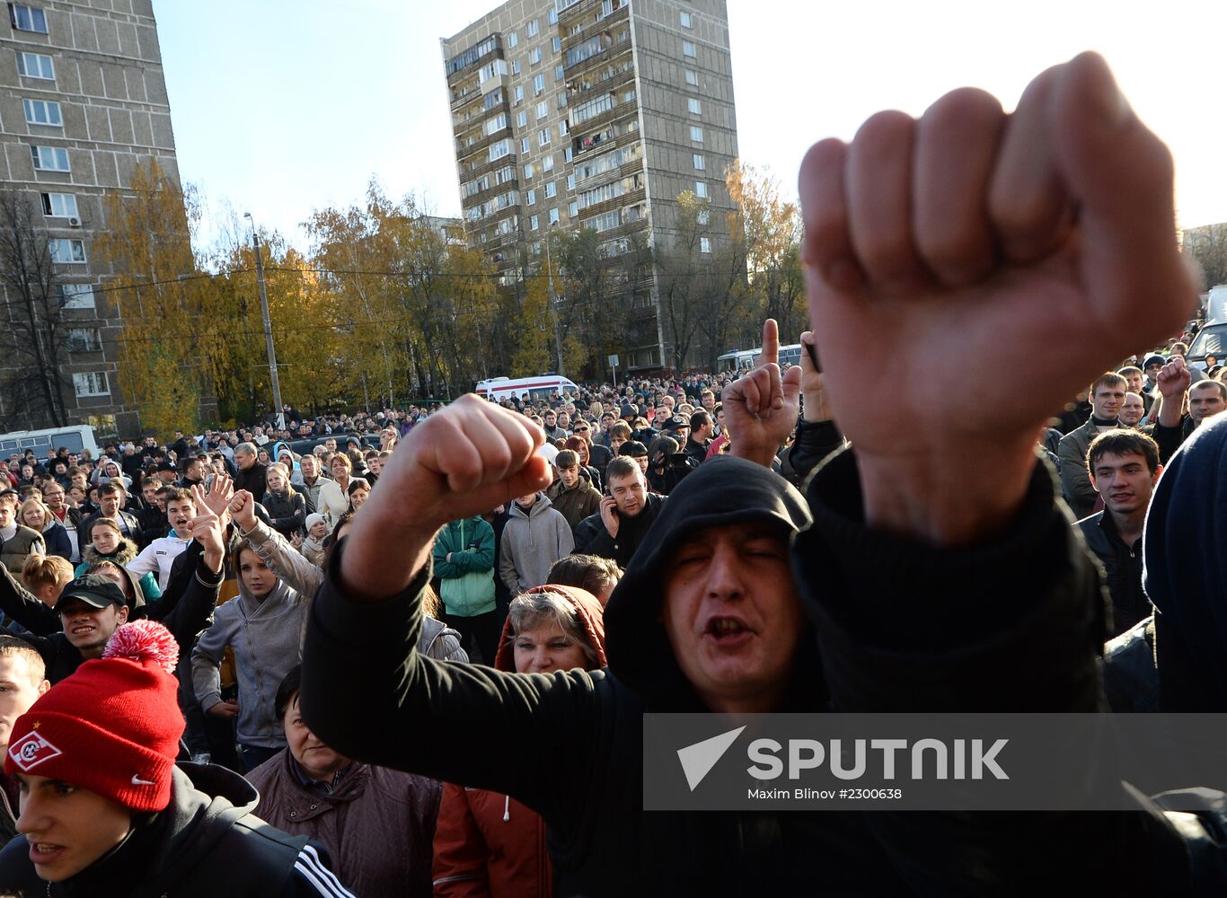 Mass riots in Moscow's Biryulyovo district