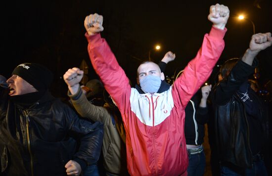 Mass disturbances in Moscow's Biryulevo district