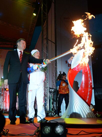 Olympic torch relay. Kaluga