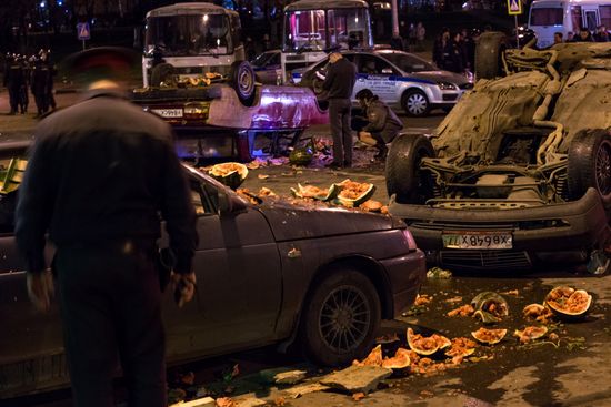 Disturbances in Moscow's Biryulevo district
