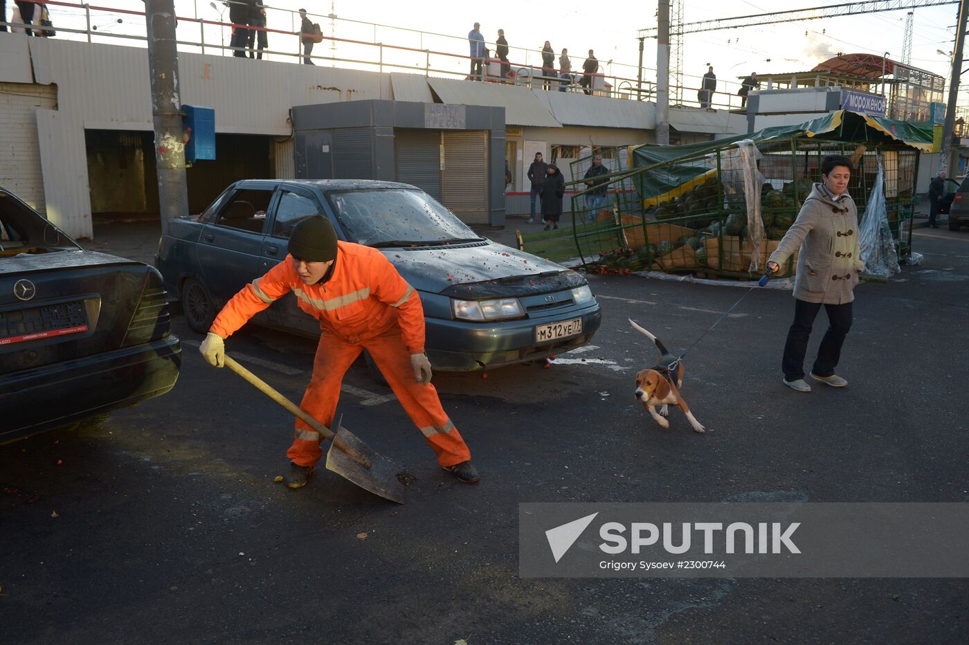 Aftermath of rioting in Biryulyovo Zapadnoye