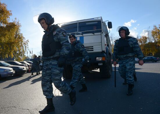 Aftermath of rioting in Biryulyovo Zapadnoye