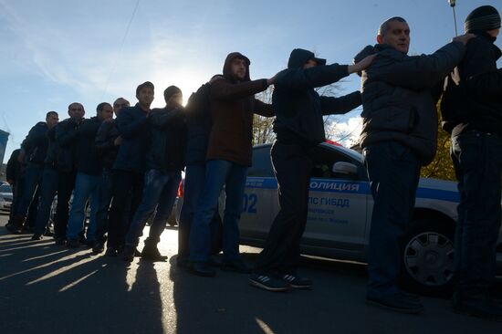 Aftermath of rioting in Biryulyovo Zapadnoye