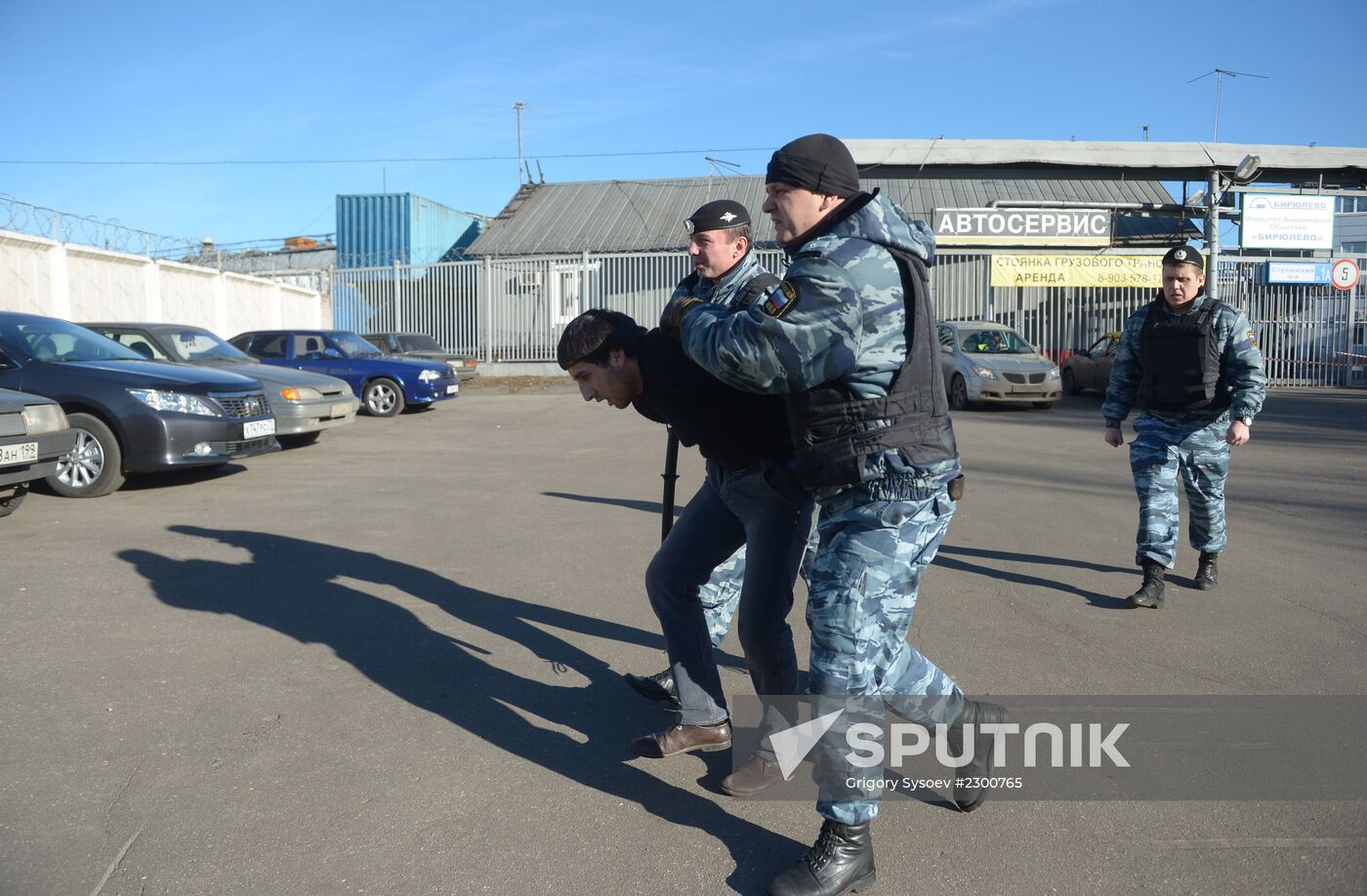 Aftermath of rioting in Biryulyovo Zapadnoye