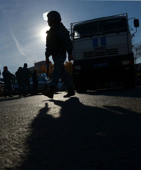 Aftermath of rioting in Biryulyovo Zapadnoye