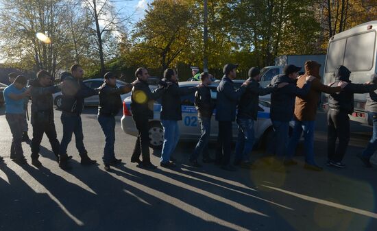 Aftermath of rioting in Biryulyovo Zapadnoye