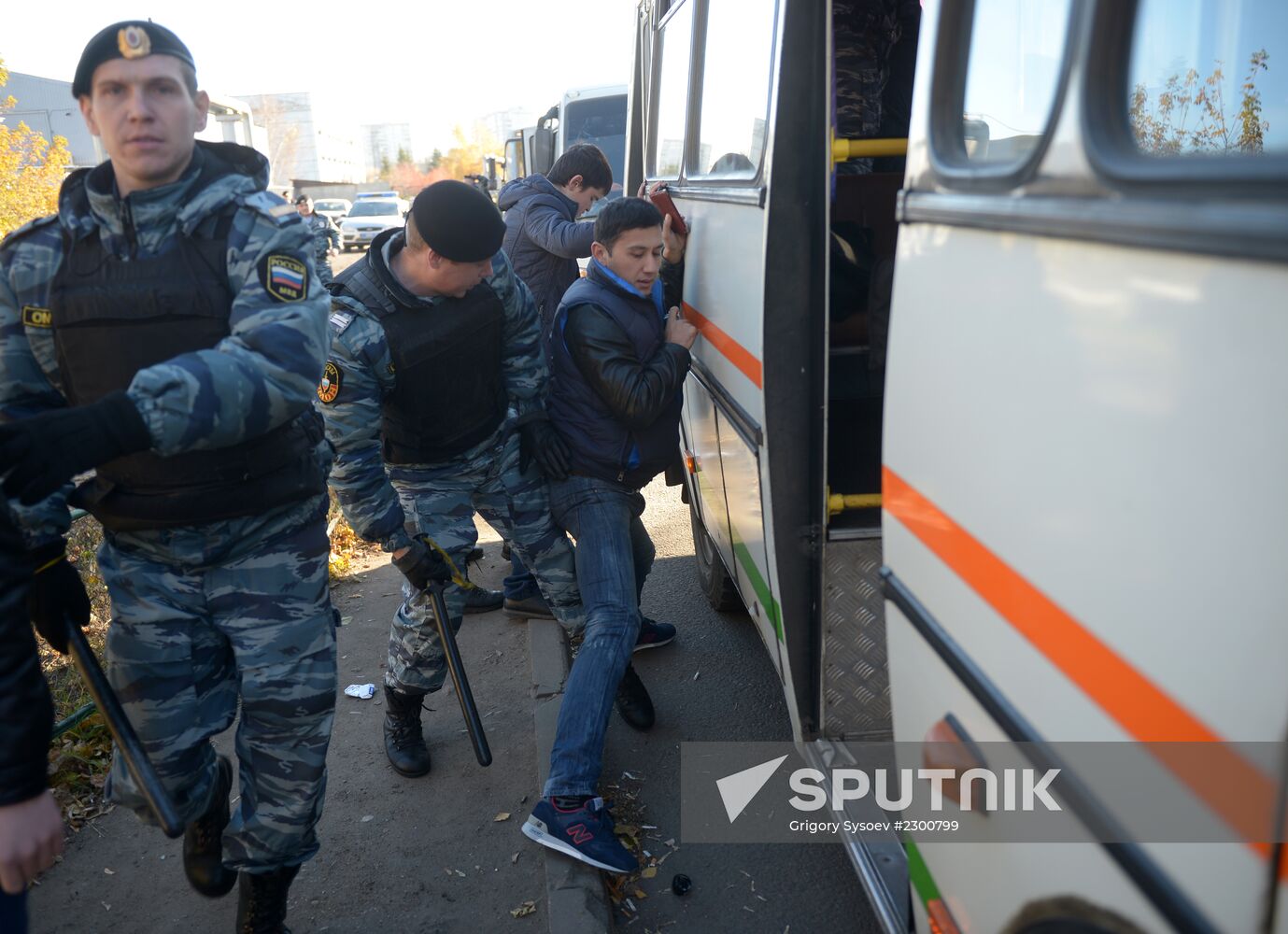 Aftermath of rioting in Biryulyovo Zapadnoye