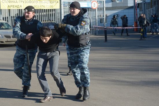 Aftermath of rioting in Biryulyovo Zapadnoye