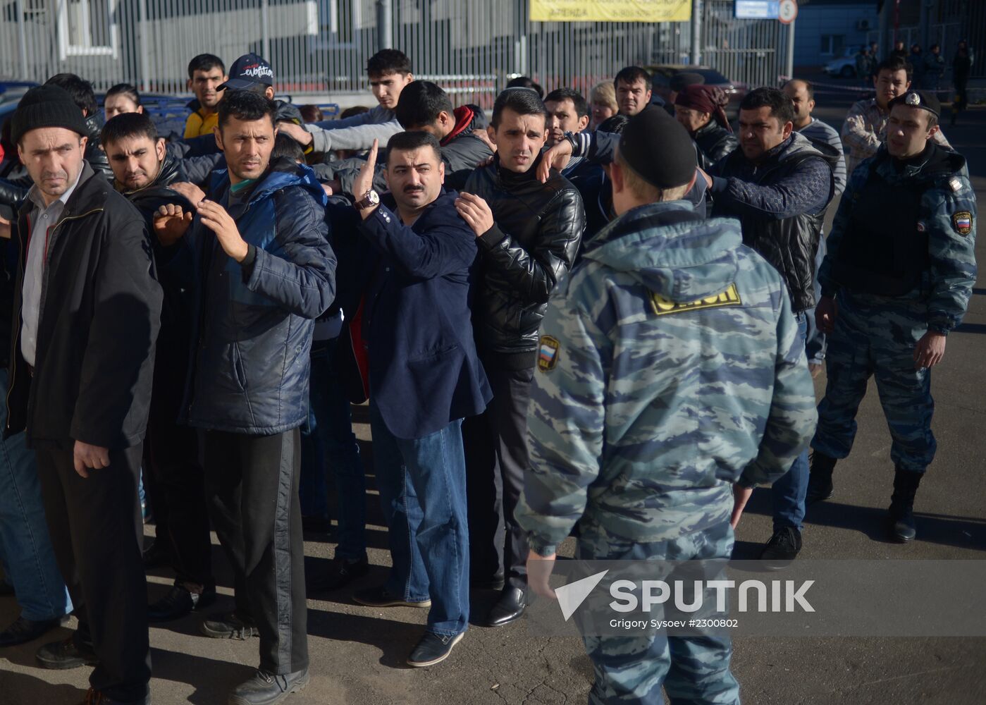 Aftermath of rioting in Biryulyovo Zapadnoye