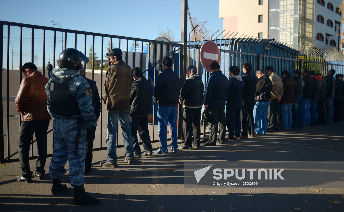 Aftermath of rioting in Biryulyovo Zapadnoye