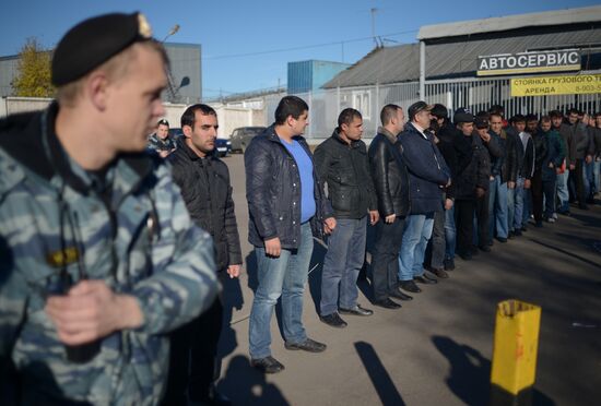 Aftermath of rioting in Biryulyovo Zapadnoye